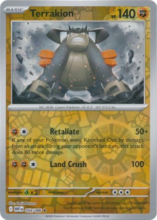 054/086 - Terrakion RH - White Flare