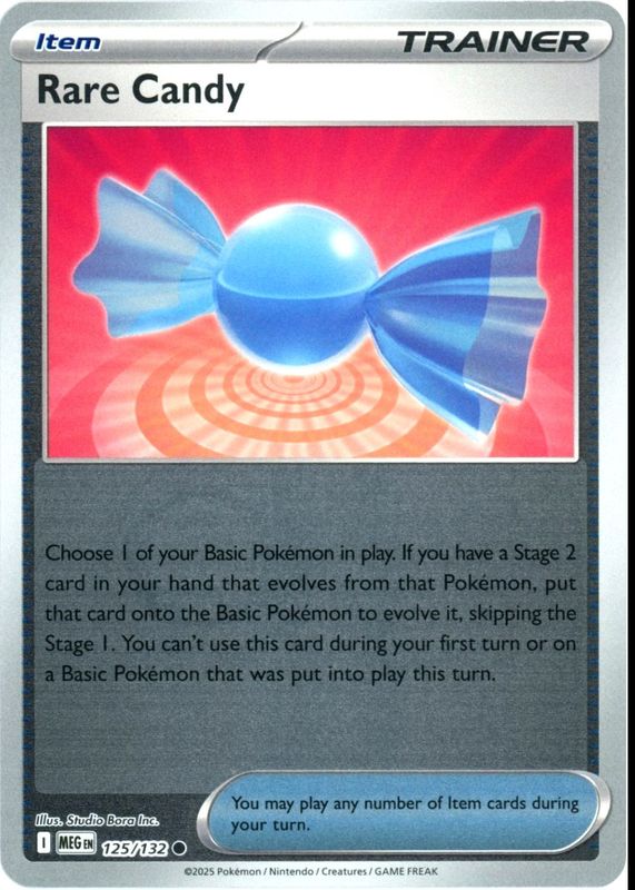 125/132 - Rare Candy RH - Mega Evolution