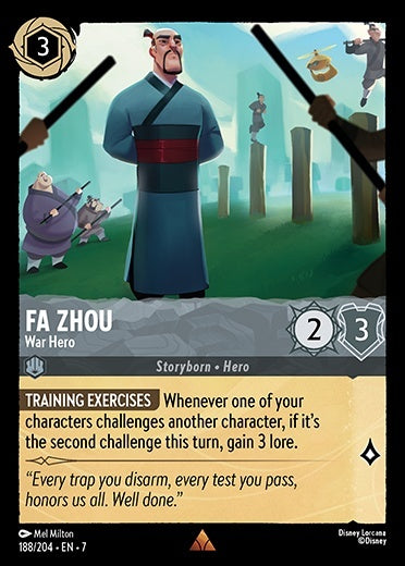 188/204 - Fa Zhou - War Hero - Archazia's Island