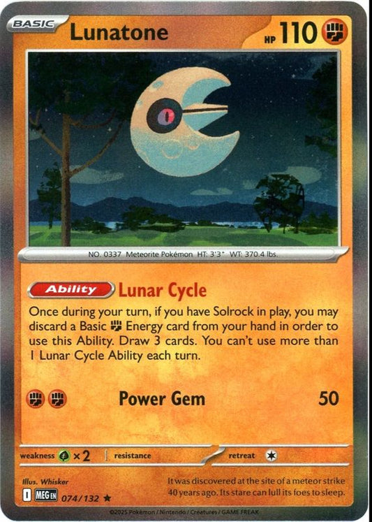 074/132 - Lunatone - Mega Evolution