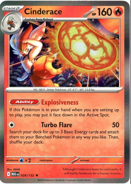 028/132 - Cinderace - Mega Evolution