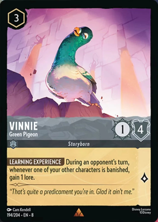 194/204 - Vinnie – Green Pigeon - Reign of Jafar