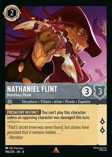 196/204 - Nathaniel Flint – Notorious Pirate - Reign of Jafar