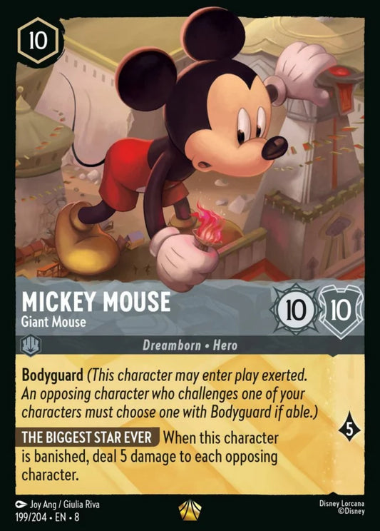 199/204 - Mickey Mouse – Giant Mouse - Reign of Jafar