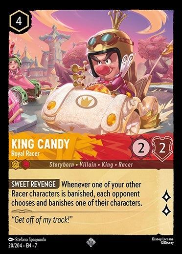 020/204 - King Candy - Royal Racer - Archazia's Island