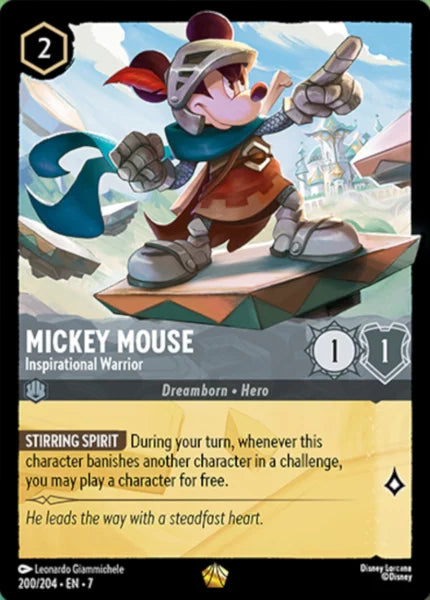 200/204 - Mickey Mouse - Inspirational Warrior - Archazia's Island