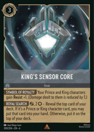 200/204 - King’s Sensor Core - Cold Foil - Azurite Sea