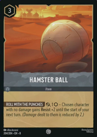 204/204 - Hamster Ball - Cold Foil - Reign of Jafar