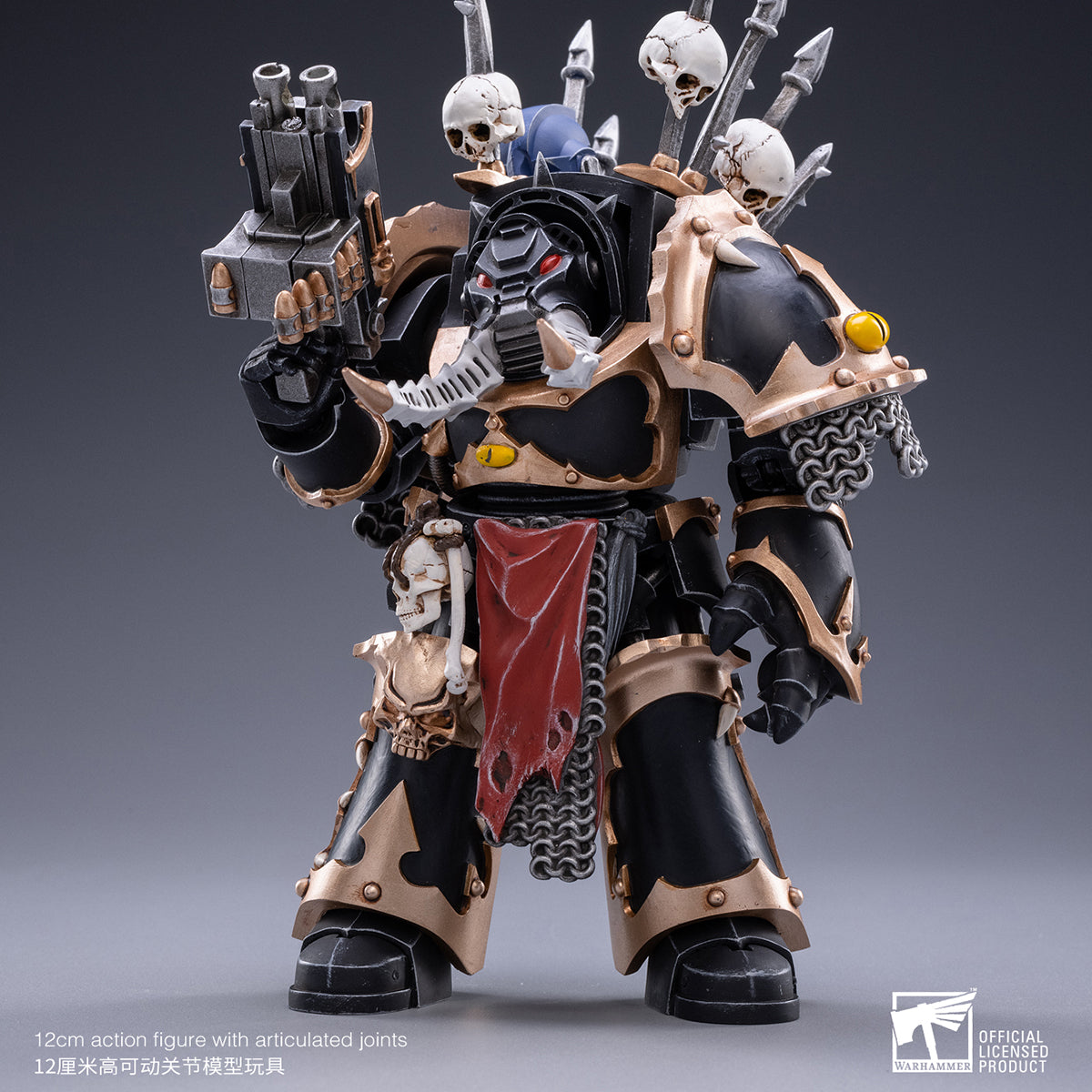 Warhammer Collectibles: 1/18 Scale Black Legion Chaos Terminator Brother Bathalorr