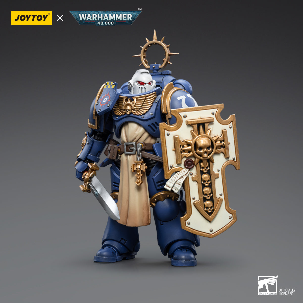 Warhammer Collectibles: 1/18 Scale Ultramarines Bladeguard Veteran 03