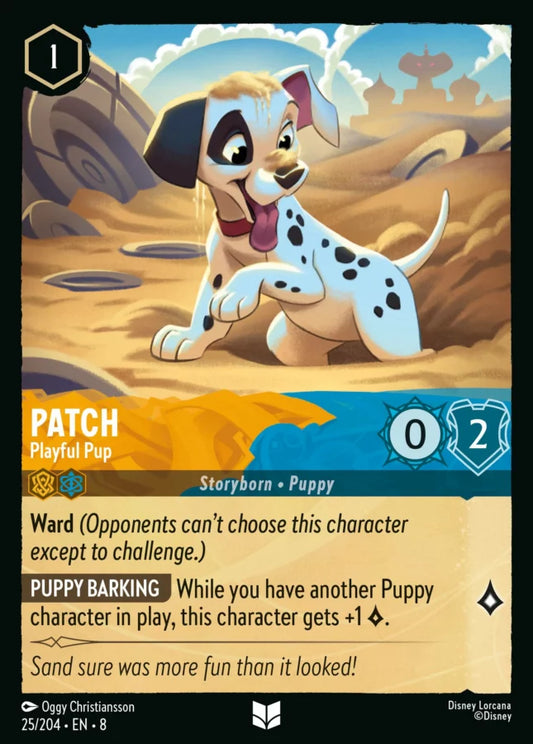 025/204 - Patch – Playful Pup - Reign of Jafar