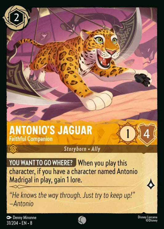 031/204 - Antonio’s Jaguar – Faithful Companion - Reign of Jafar
