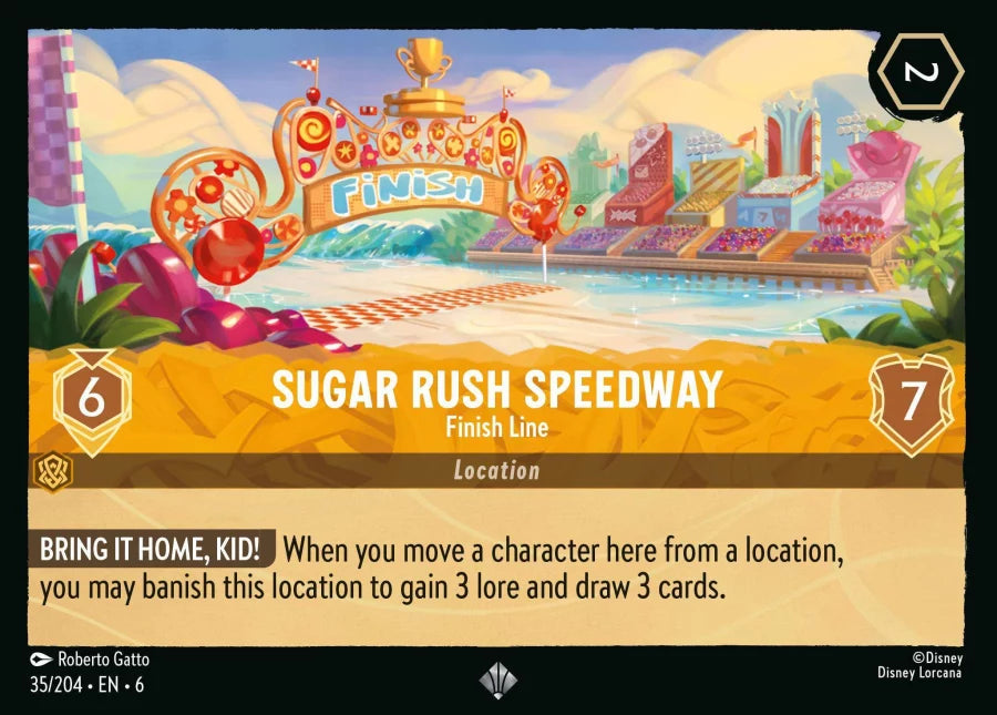 035/204 - Sugar Rush Speedway - Finish Line - Azurite Sea