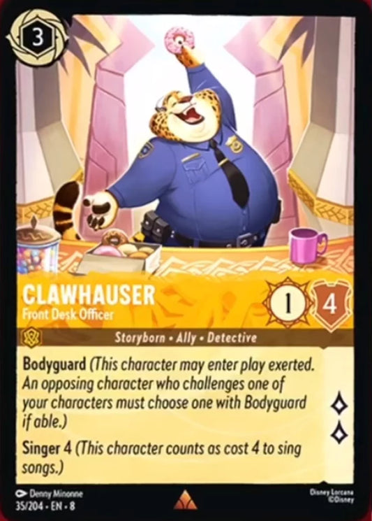 035/204 - Clawhauser – Front Desk Officer - Reign of Jafar