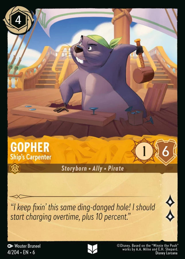 004/204 - Gopher - Ship's Carpenter - Azurite Sea