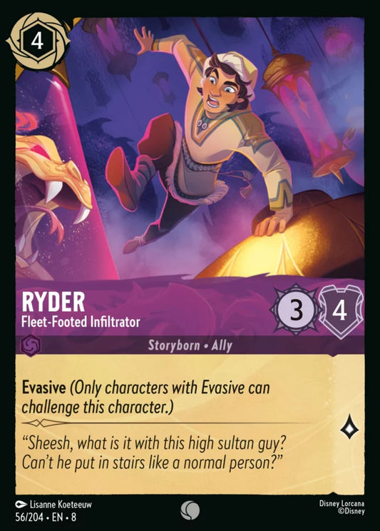 056/204 - Ryder – Fleet-Footed Infiltrator - Reign of Jafar