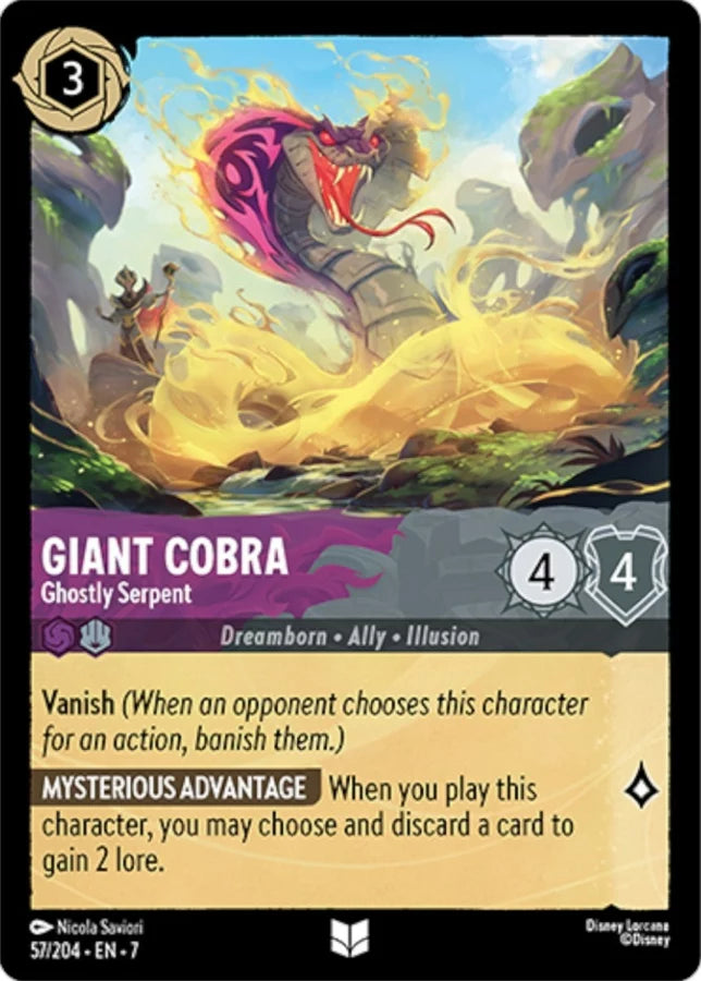 057/204 - Giant Cobra - Ghostly Serpent - Archazia's Island