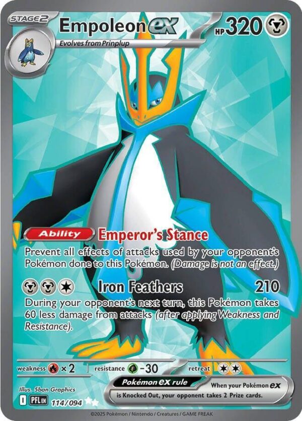 114/094 - Empoleon ex - Phantasmal Flames