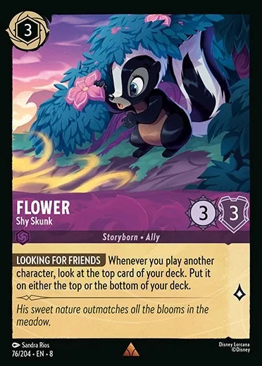 076/204 - Flower – Shy Skunk - Reign of Jafar