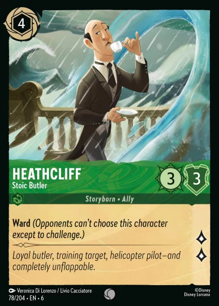 078/204 - Heathcliff - Stoic Butler - Azurite Sea
