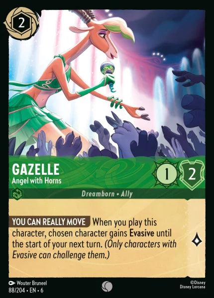 088/204 - Gazelle - Angel with Horns - Azurite Sea