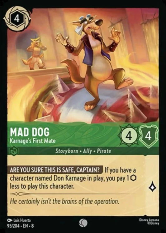 093/204 - Mad Dog – Karnage’s First Mate - Reign of Jafar