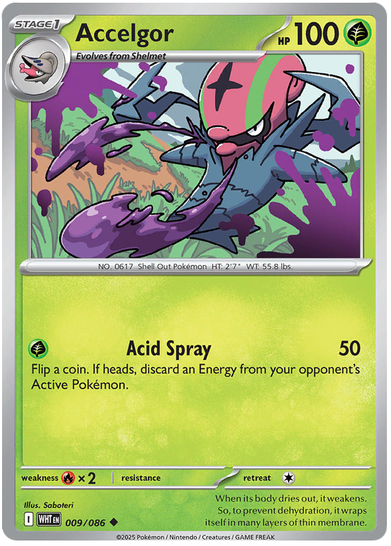 009/086 - Accelgor - White Flare