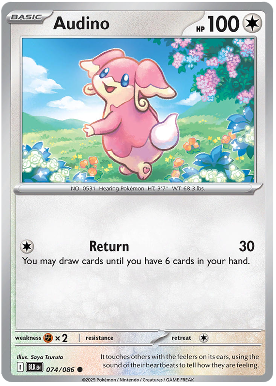 074/086 - Audino - Black Bolt