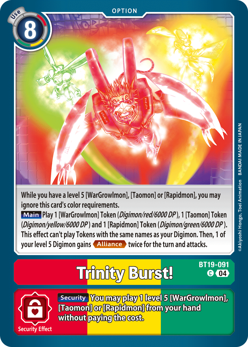 BT19-091C Trinity Burst!