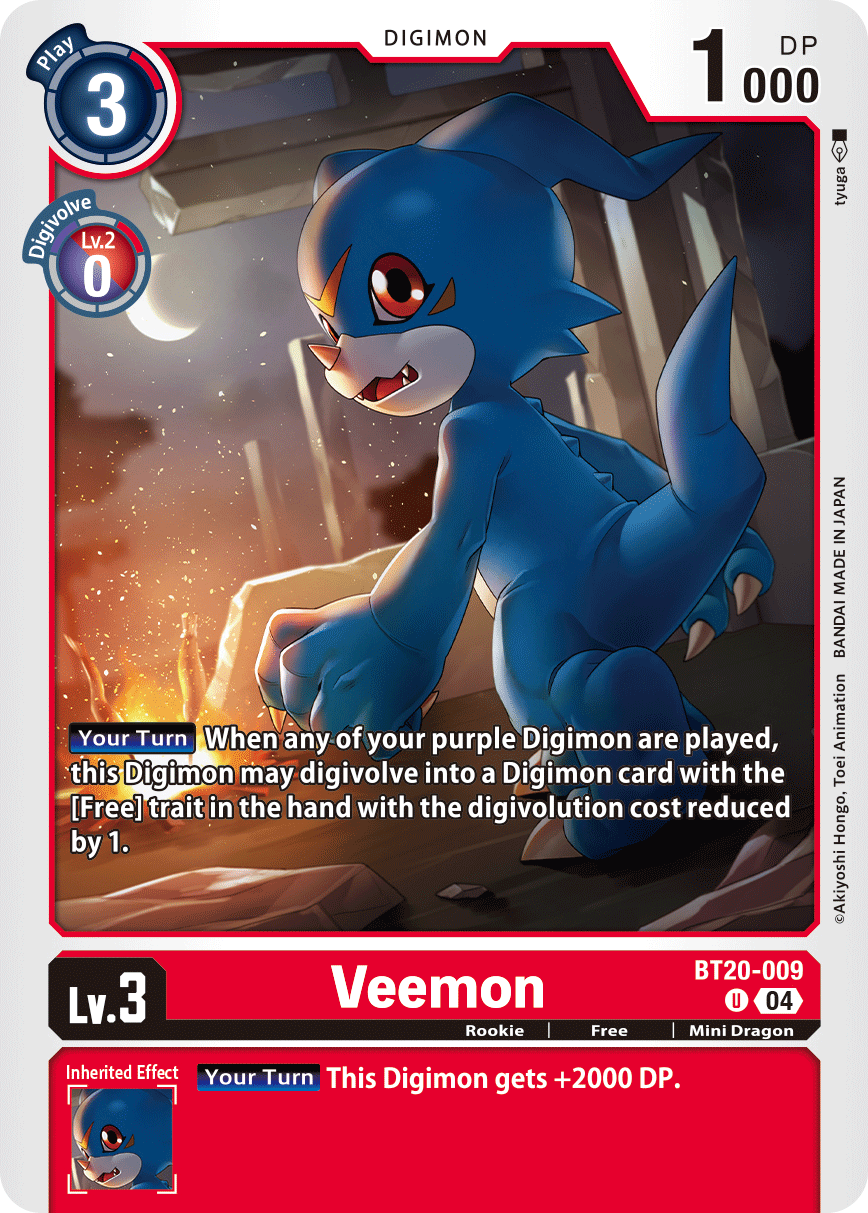 BT20-009UC Veemon
