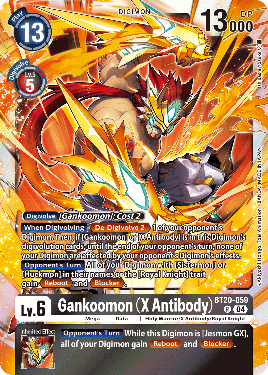 BT20-059R Gankoomon (X Antibody)