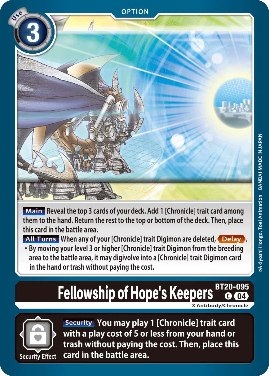 BT20-095C Fellowship of Hope's Keepers