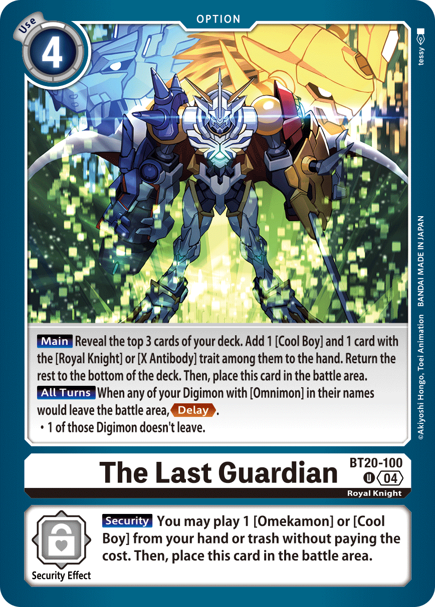 BT20-100UC The Last Guardian
