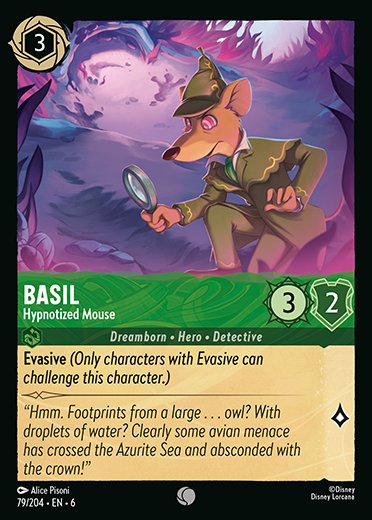 079/204 - Basil - Hypnotized Mouse - Azurite Sea