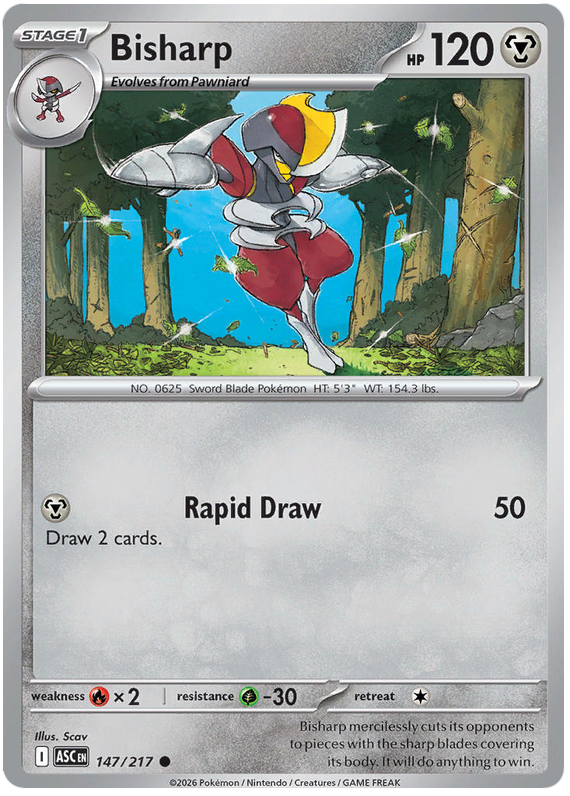 147/217 - Bisharp - Ascended Heroes