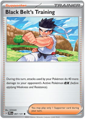 097/131 - Black Belt’s Practice - Prismatic Evolutions