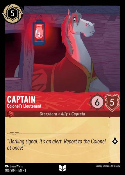 106/204 - Captain - Colonel's Lieutenant - The First Chapter