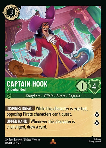 071/204 - Captain Hook - Underhanded - Azurite Sea