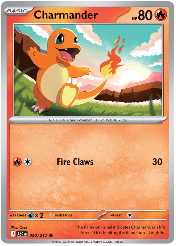 020/217 - Charmander - Ascended Heroes