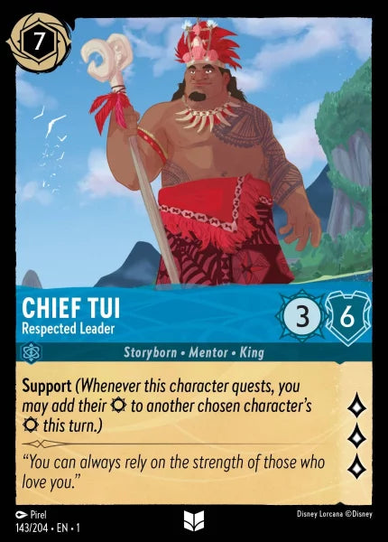 143/204 - Chief Tui - Respected Leader - The First Chapter