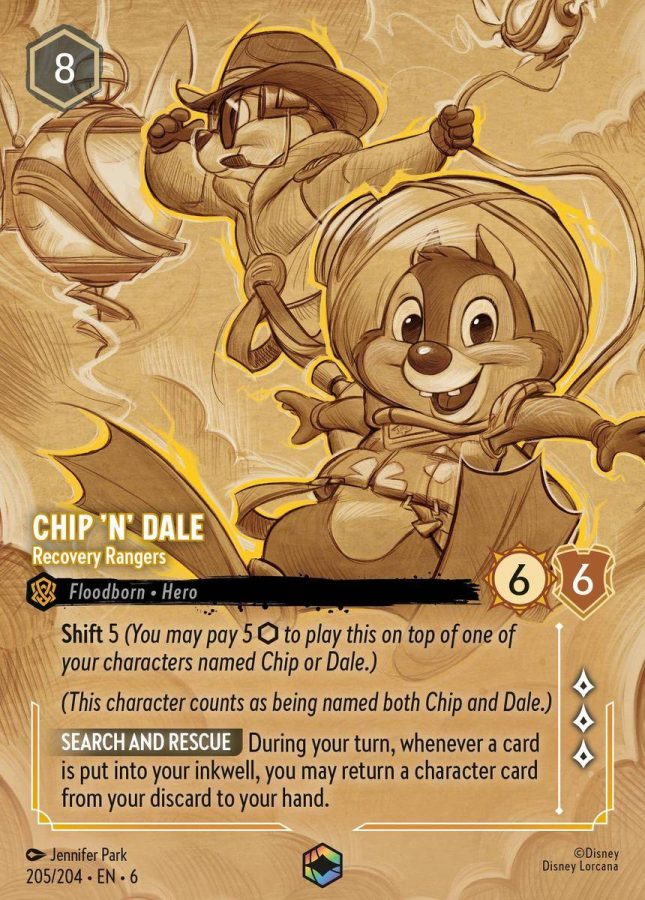 205/204 - Chip ‘N’ Dale - Recovery Rangers - Enchanted - Azurite Sea