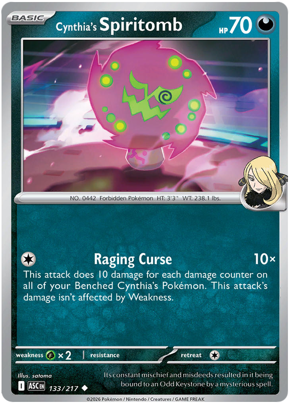 133/217 - Cynthia’s Spiritomb - Ascended Heroes