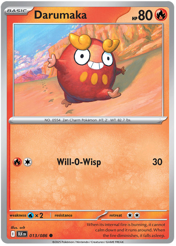 013/086 - Darumaka - Black Bolt