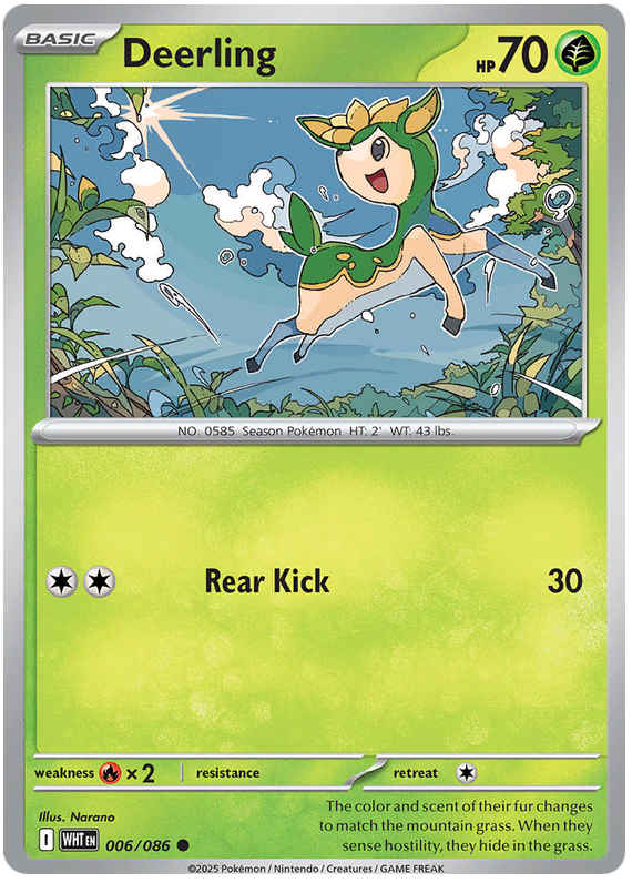 006/086 - Deerling - White Flare