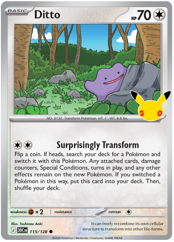 115/128 - Ditto - 30th Celebration