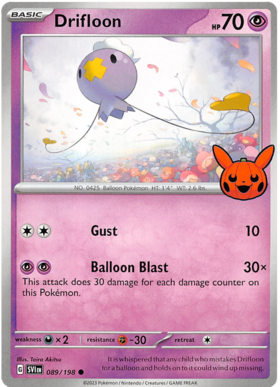 089/198 - Drifloon - Trick or Trade 2023 - S&V Base