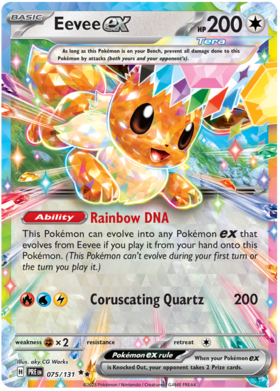 075/131 - Eevee ex - Prismatic Evolutions