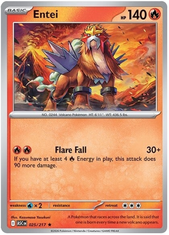 025/217 - Entei - Ascended Heroes