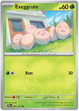 001/131 - Exeggcute - Prismatic Evolutions