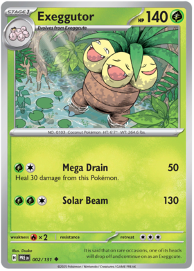 002/131 - Exeggutor - Prismatic Evolutions
